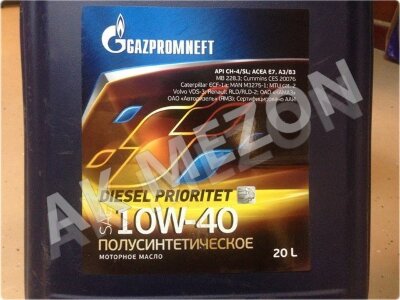 Масло моторное 10W40 (20 л) Gazpromneft Diesel Prioritet