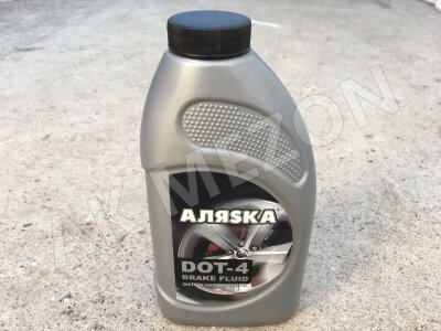 Жидкость тормозная DOT4 (455 гр.) Аляска