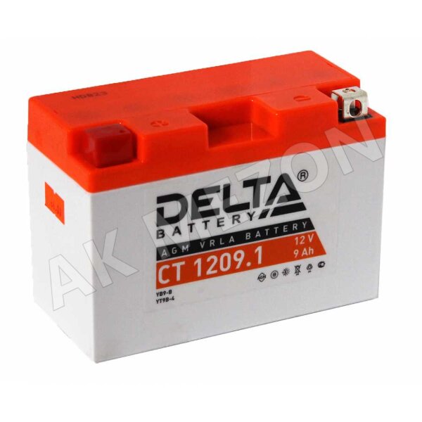 Аккумулятор 12V 9Aч (151*71*107 пусковой ток 115А) Delta